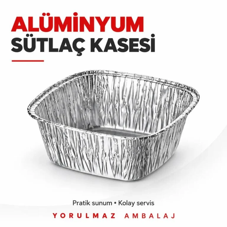 Alüminyum sütlaç kasesi
