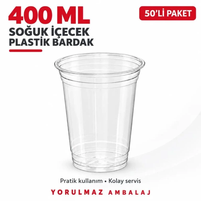 Soğuk içecek plastik bardak
