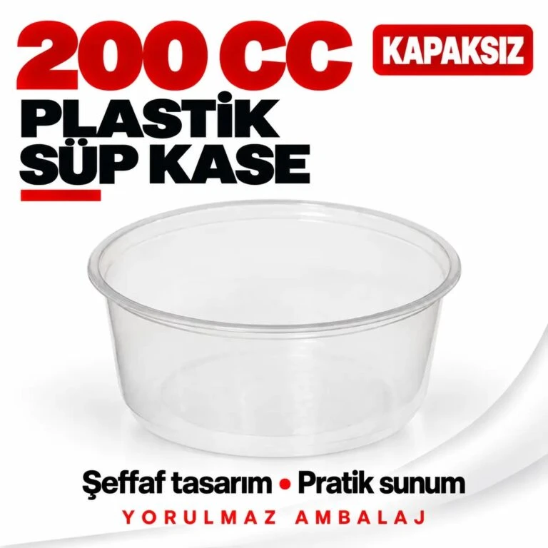 Plastik süp kase