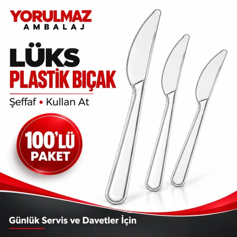 Lüks plastik bıçak