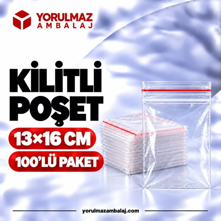 Kilitli poşet – şeffaf, dayanıklı ve çok amaçlı ambalaj poşeti