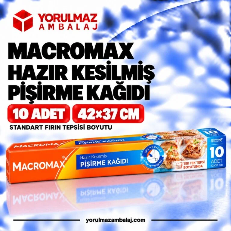 Hazır kesilmiş pişirme kağıdı – yapışmaz fırın kağıdı