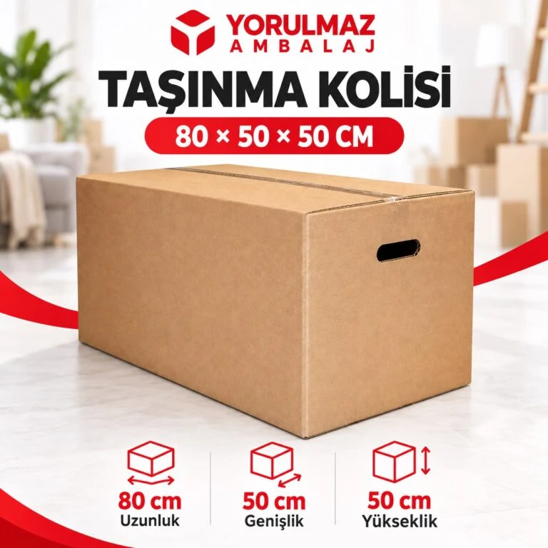 80x50x50 taşınma kolisi | büyük boy dayanıklı karton koli