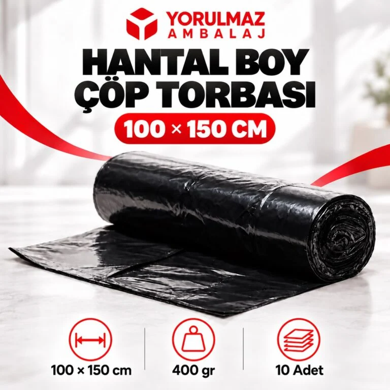 Hantal boy çöp poşeti | endüstriyel ekstra büyük boy