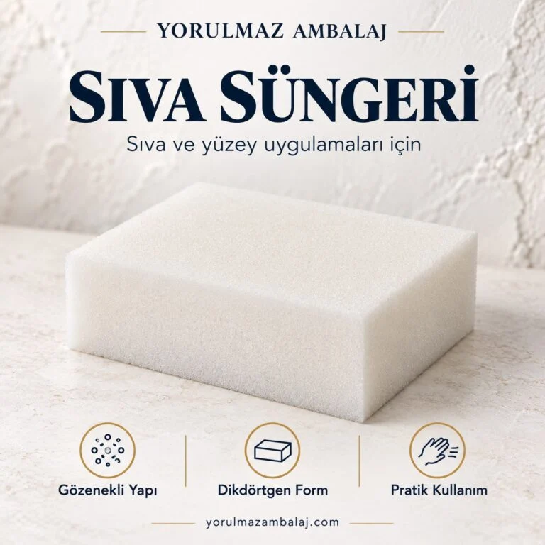 5x5x20 sıva süngeri | inşaat ve alçı işleri için profesyonel sünger