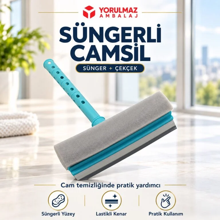 Süngerli camsil | pratik cam ve yüzey temizleme aparatı