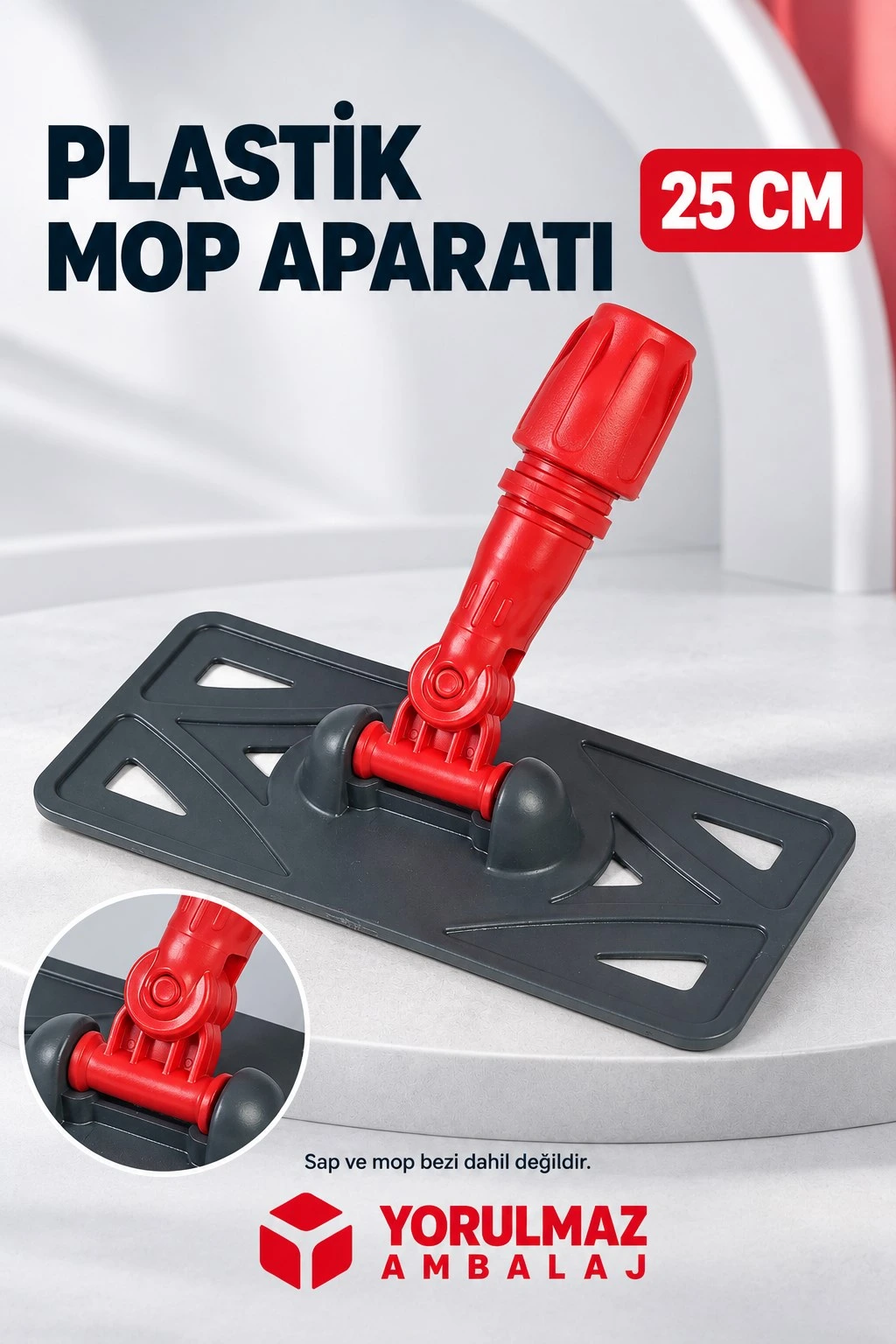 25 cm plastik mop aparatı nemli mop tutucu dayanıklı zemin temizlik aparatı Plastik mop aparatı nemli mop tutucu dayanıklı zemin temizlik aparatı