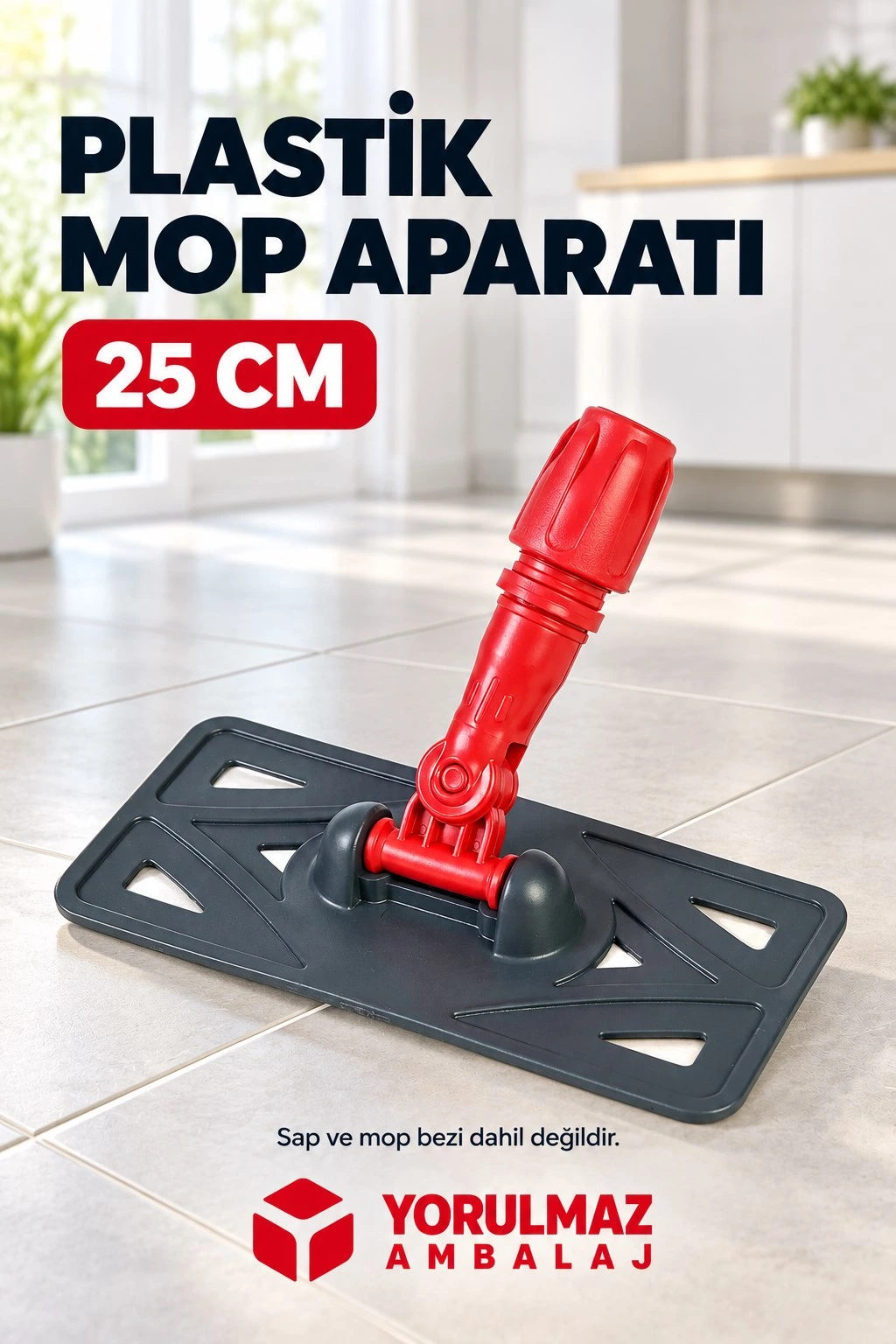 25 cm plastik mop aparatı nemli mop tutucu dayanıklı zemin temizlik aparatı Plastik mop aparatı nemli mop tutucu dayanıklı zemin temizlik aparatı