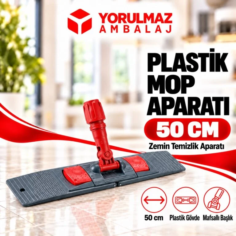 Plastik mop aparatı nemli mop tutucu dayanıklı paspas aparatı