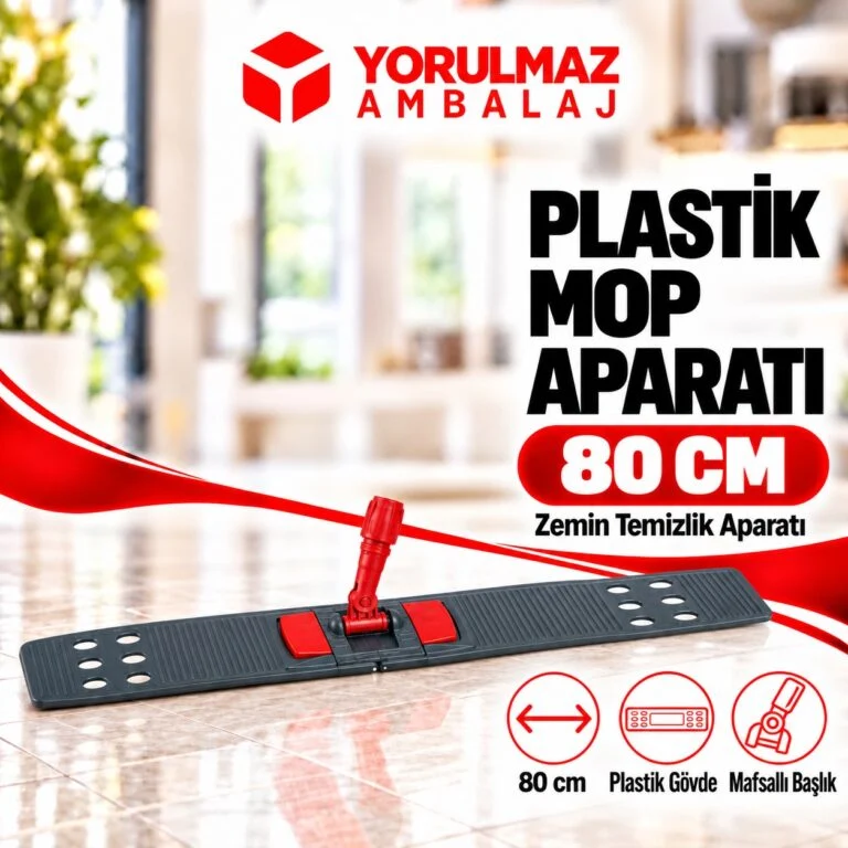 Plastik mop aparatı nemli mop tutucu dayanıklı paspas aparatı