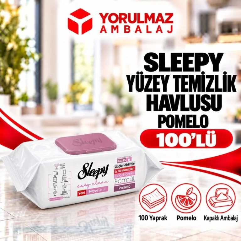 Sleepy pomelo yüzey temizlik havlusu | ev ve iş yeri temizliği