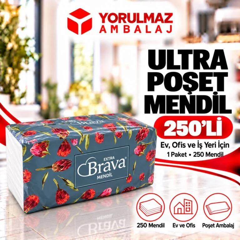 Brava ultra poşet mendil | ev, ofis ve iş yeri kağıt mendil