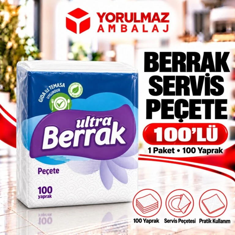 Berrak servis peçete | restoran, kafe ve mağaza masa peçetesi